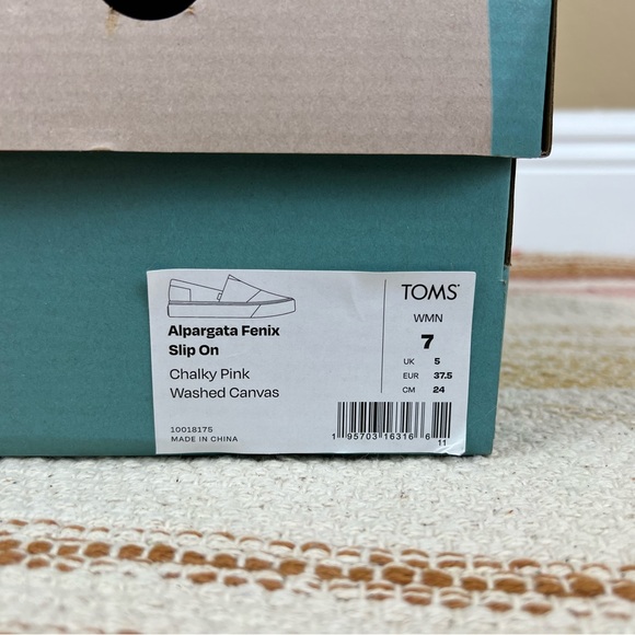 NWT TOMS Women Alpargata Fenix Slip On 💓 🇦🇷 - Picture 13 of 13